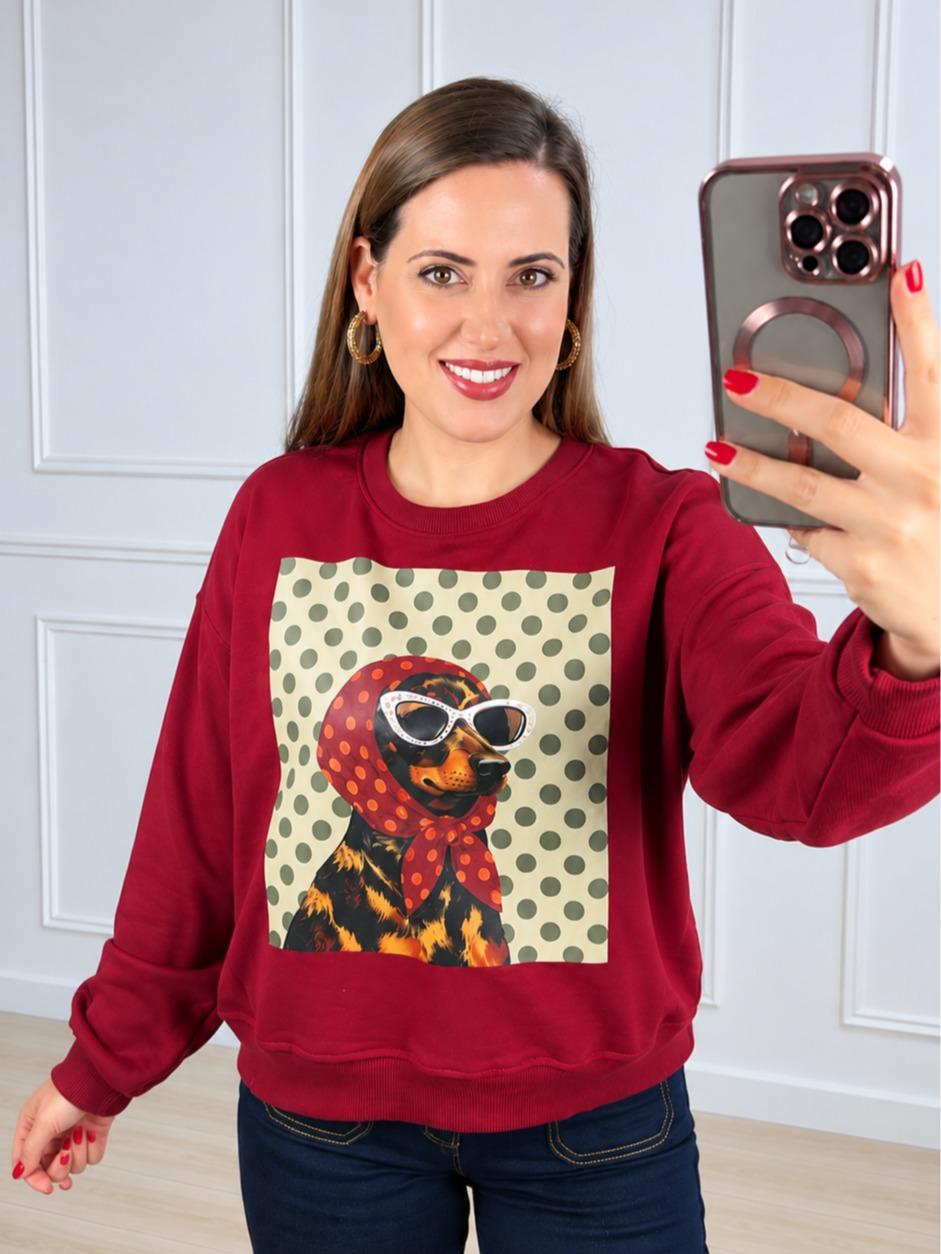 Sudadera Lunares