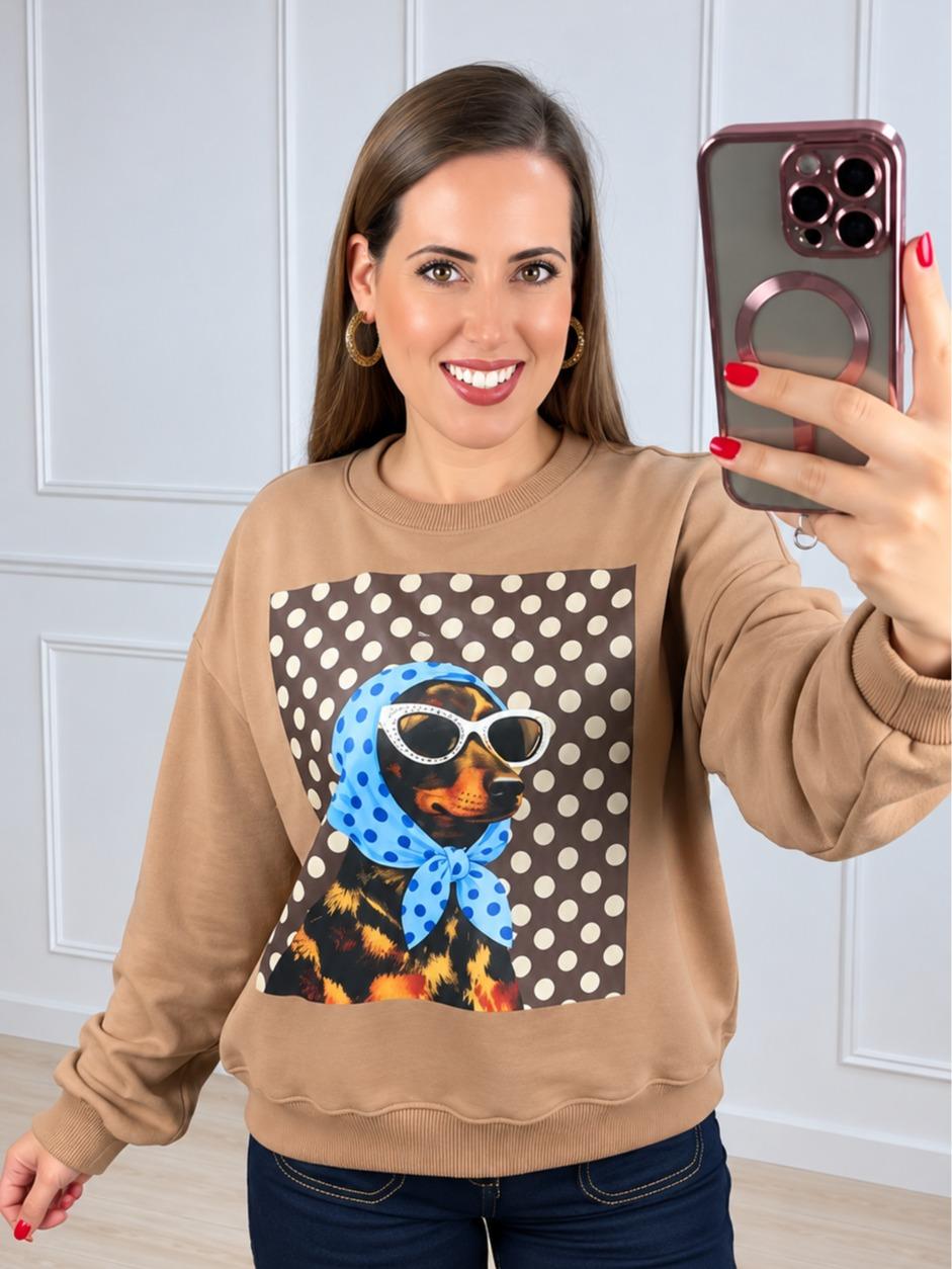 Sudadera Lunares