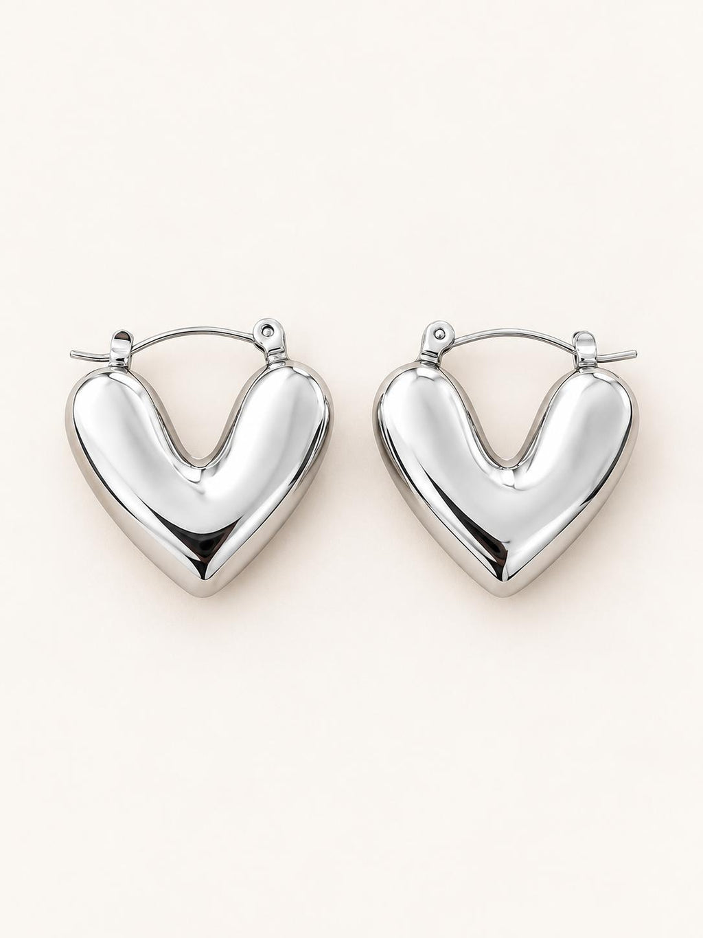 Pendientes Amour acero antialergico