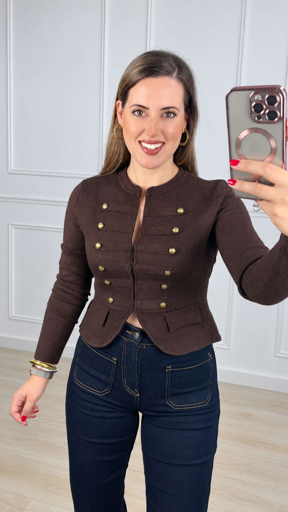 Chaqueta Napoleón Crop