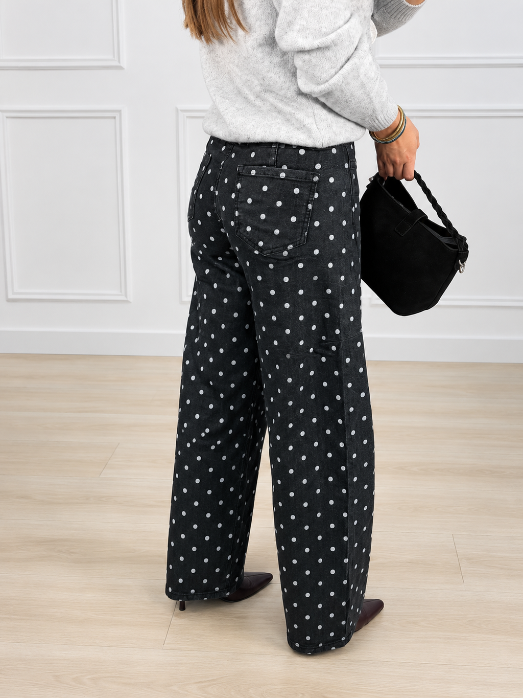 Jeans balloon lunares