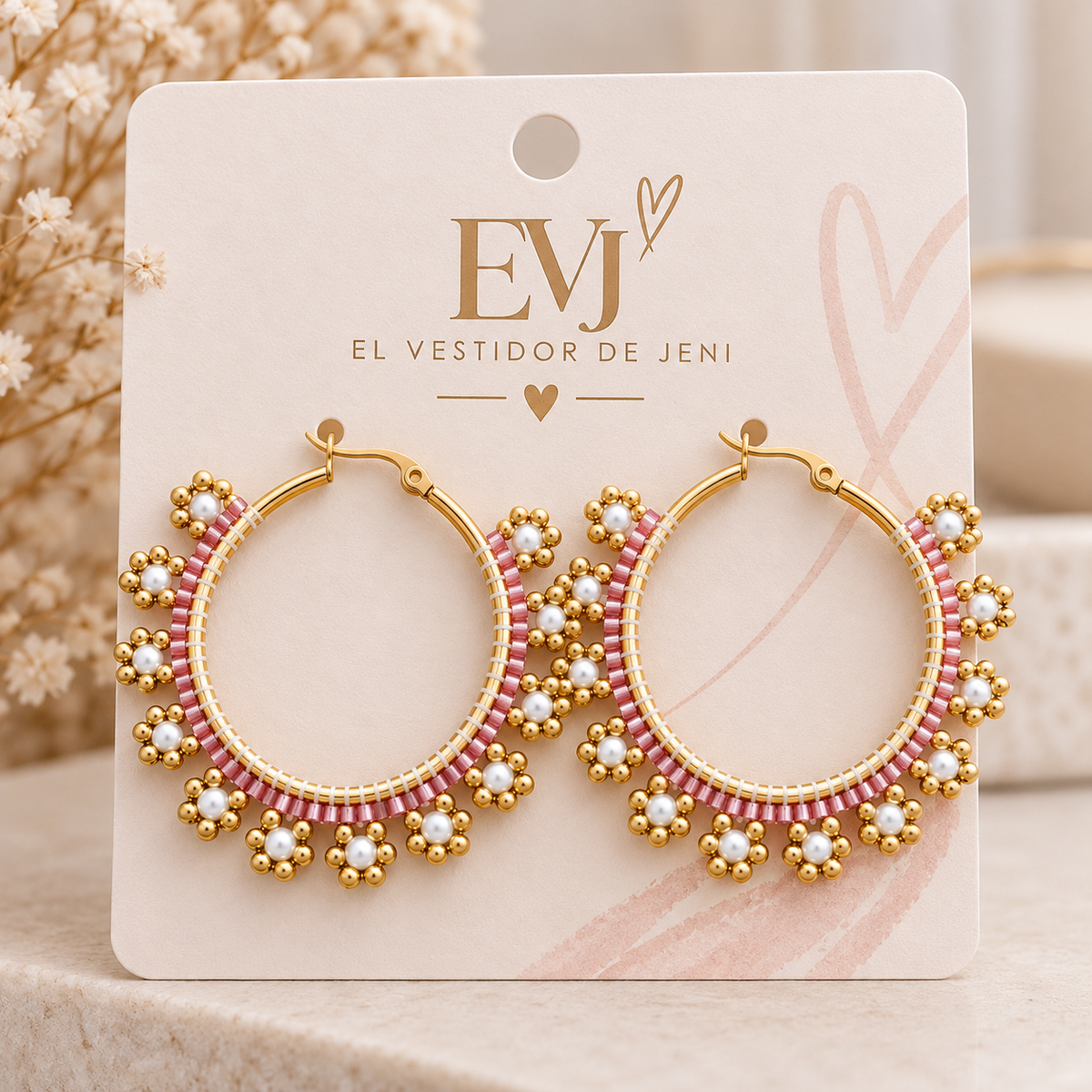 Pendientes flora