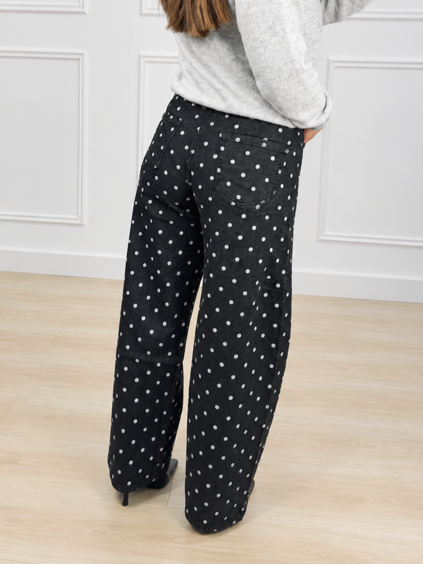 Jeans balloon lunares
