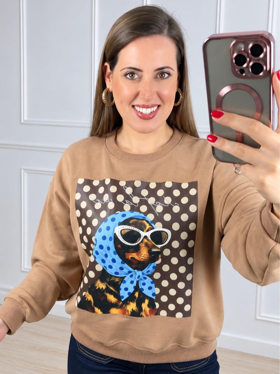 Sudadera Lunares