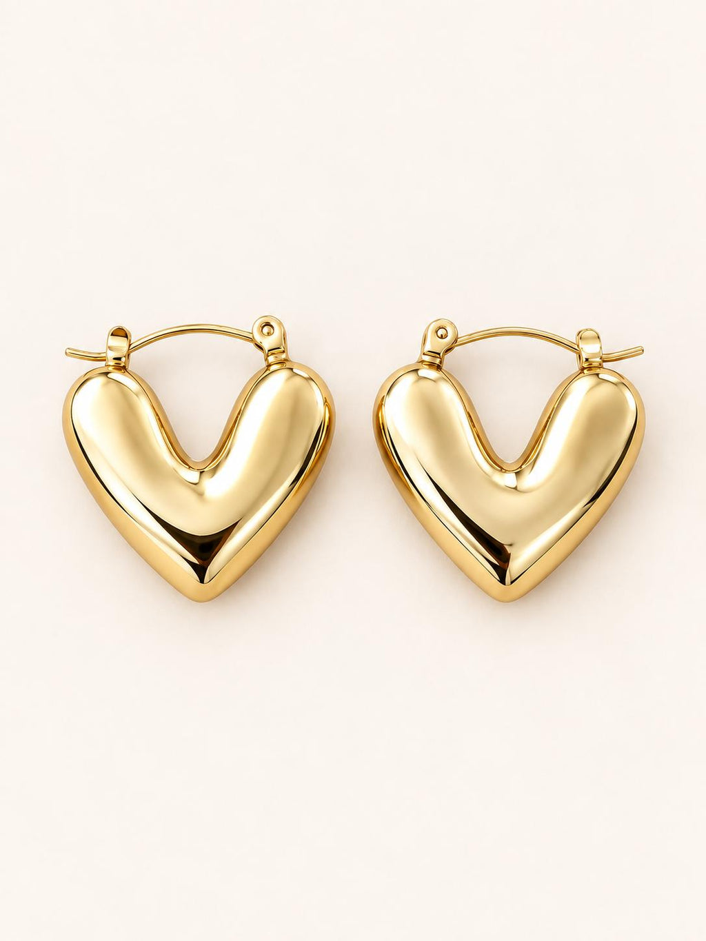 Pendientes Amour acero antialergico