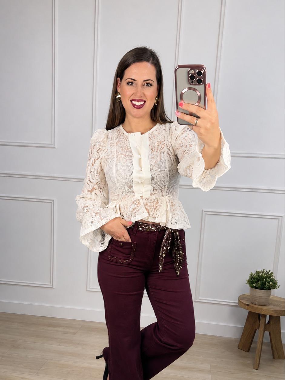 Blusa Romántica Encaje