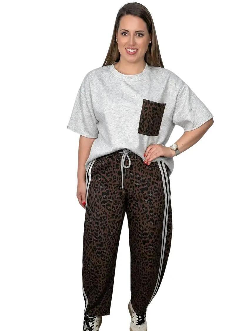 Conjunto sport animal print