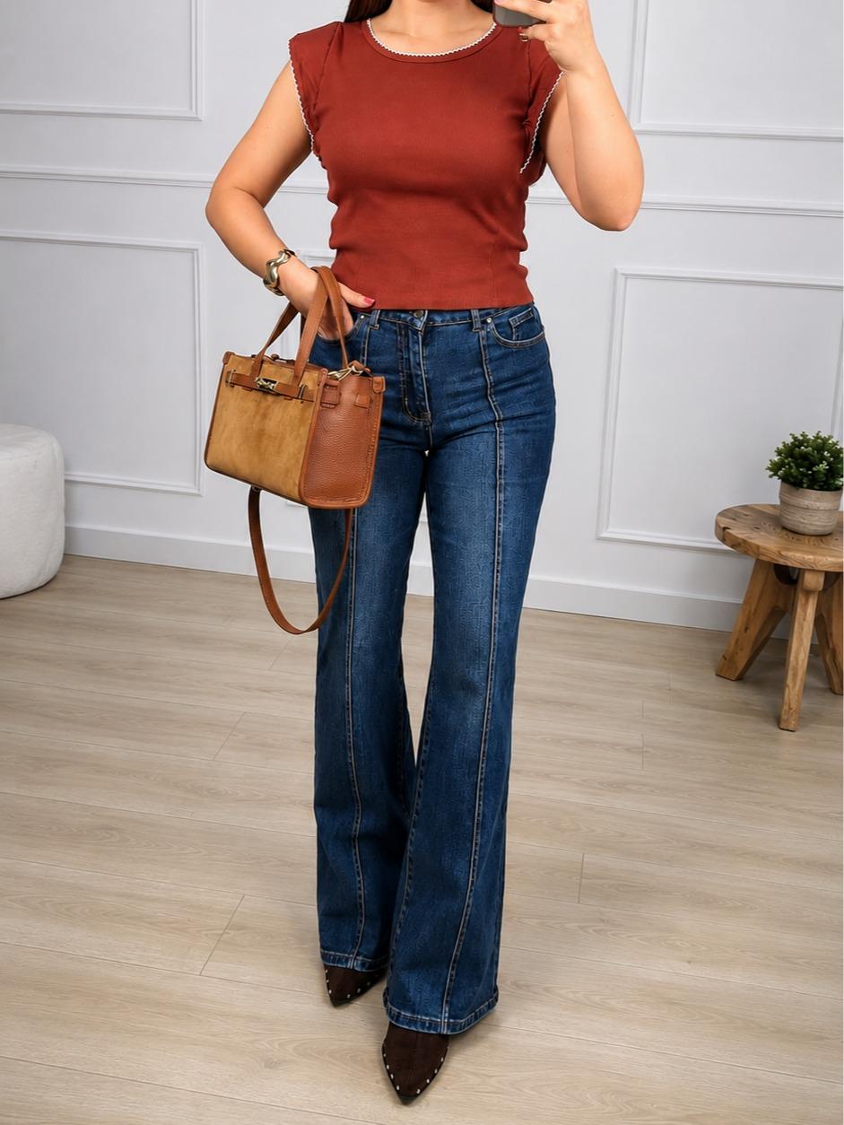Pantalón Vaquero Raya